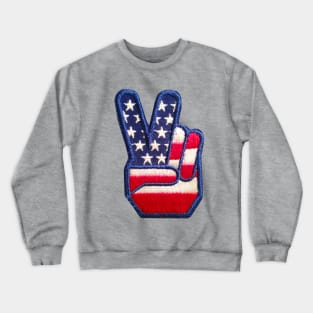 Vintage Peace Sign Crewneck Sweatshirt